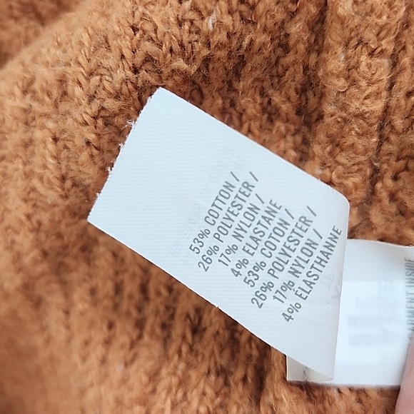 Aerie cocoa brown rust oversized rib knit long sleeve sweater Size XS - Picture 5 of 6
